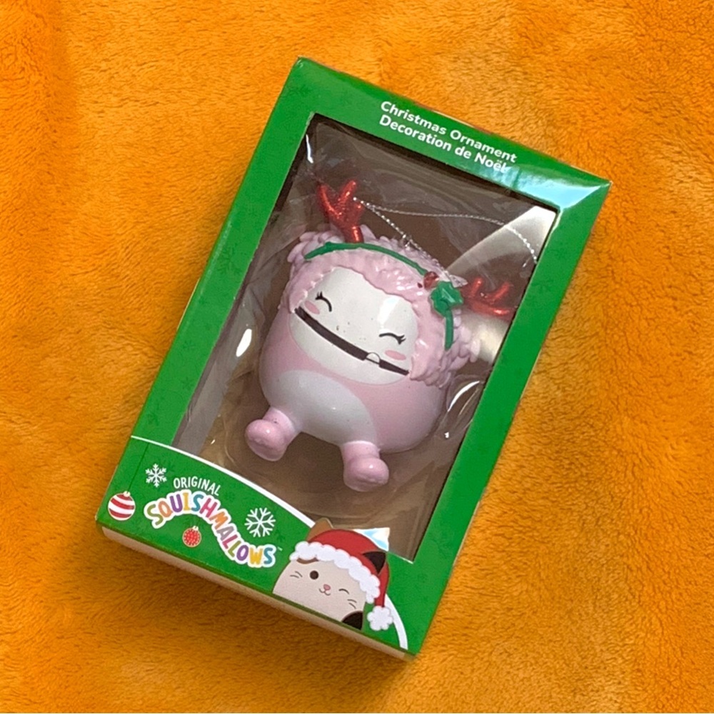 SQUISHMALLOW Brina the Bigfoot Christmas ornament